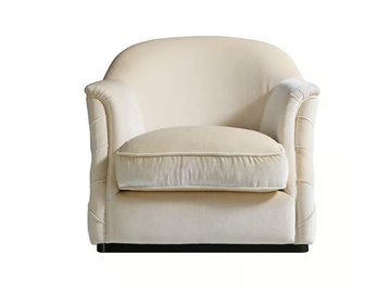 ZAHIRA - Tufted fabric armchair with armrests by Siwa Soft Style - view 2